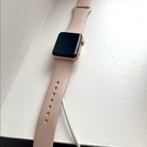 Apple Watch first series, rose gold colour, a few years old, mint condition